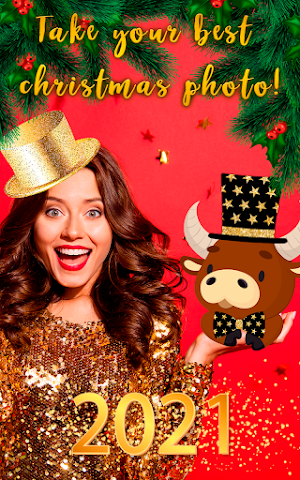 Christmas photo editor Screenshot 0