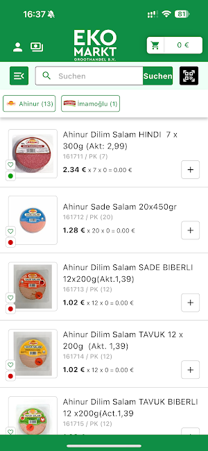 EKOMARKT Shop Screenshot 1