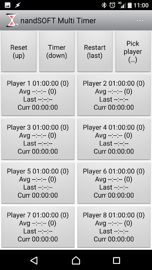 MultiTimer by nandSOFT Screenshot 1