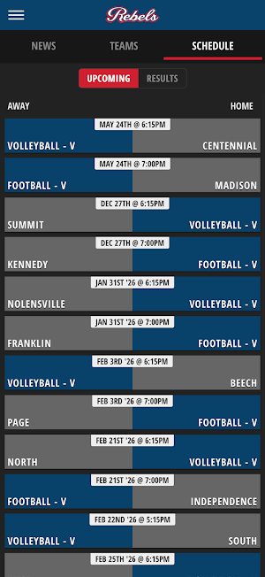 Teurlings Catholic Athletics Screenshot 2