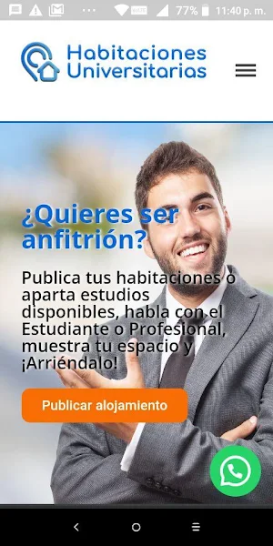 Habitaciones Universitarias Co Screenshot 3