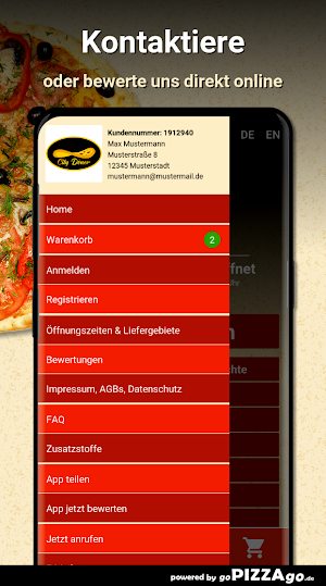 City Pizza Delitzsch Screenshot 2