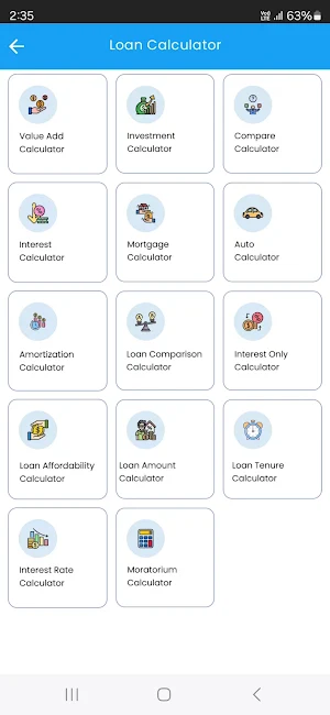 LoanCash - EMI Loan Calculator Screenshot 3