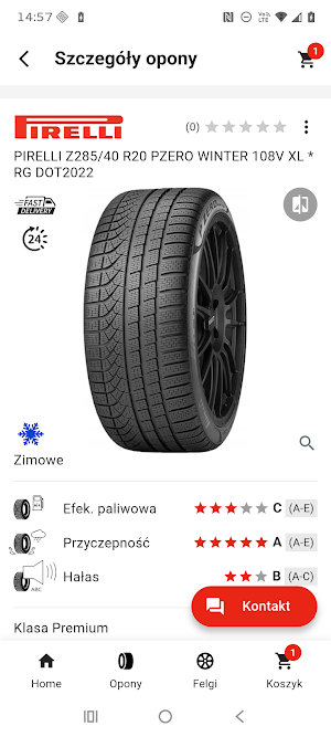 Nowe opony PIRELLI - Kup teraz Screenshot 2