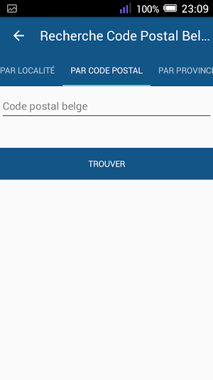 Code Postal Belge Screenshot 2