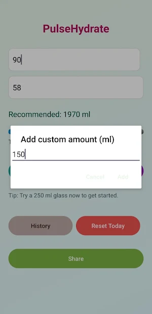 PulseHydrate Screenshot 3