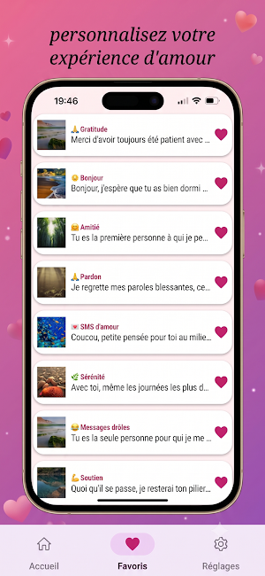 Messages et Images d'Amour Screenshot 3