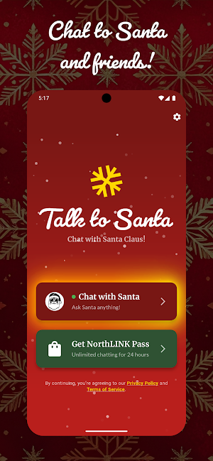 Talk to Santa & friends! Screenshot 0