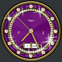 WFAM Diamond Analog Watch Face