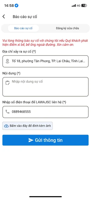 CSKH LAWACO Screenshot 2
