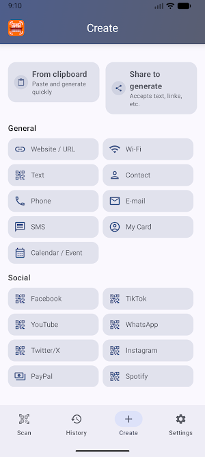 Wifi | QR | BarCode Scanner Screenshot 1