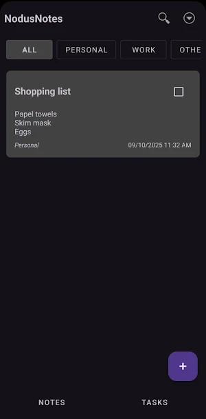 NodusNotes Screenshot 1
