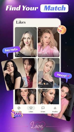 Chat & Meet Singles: Meetora Screenshot 1