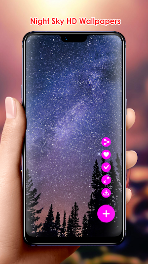Night Sky HD Wallpapers Screenshot 1