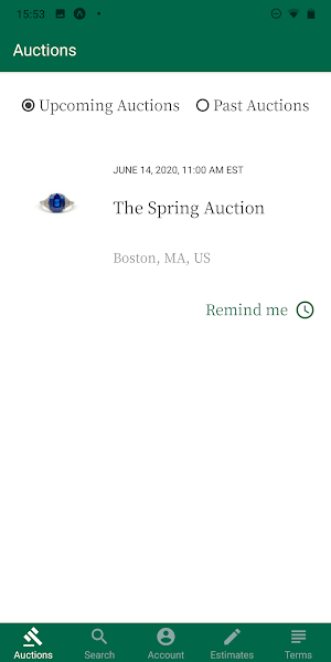 Grogan & Company Live Bidding Screenshot 1