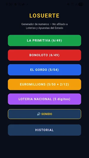 Simulador de Lotería: Bombo Screenshot 0