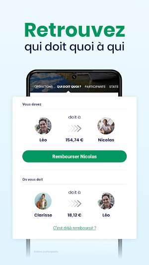 Nos comptes entre amis Screenshot 3