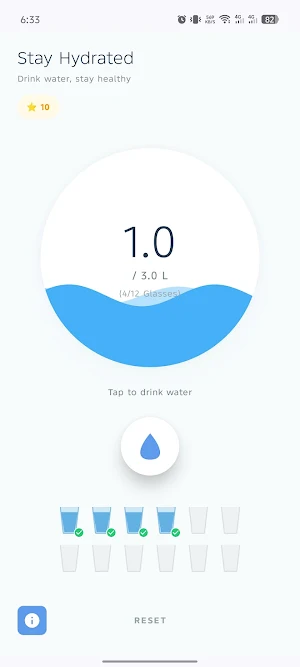 water Remaining Screenshot 2