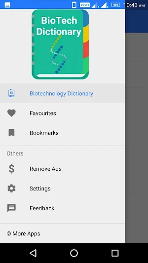 Biotechnology Dictionary Screenshot 0