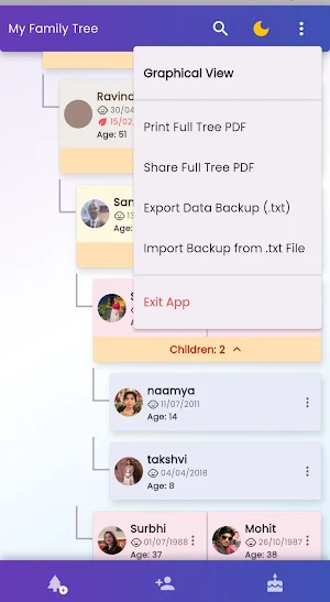 Roots & Wings: Family Tree Screenshot 0