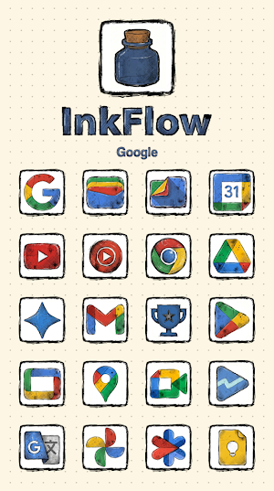 InkFlow Icon Pack Screenshot 0