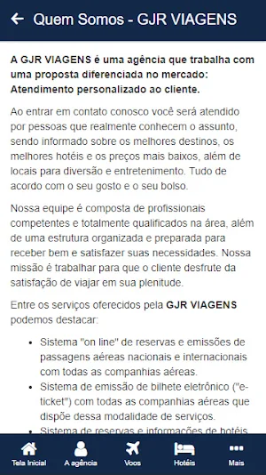 Gjr Viagens Screenshot 1