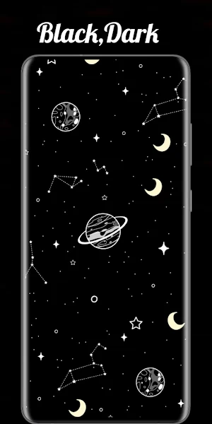 Black Dark 4K AI Wallpapers Screenshot 0
