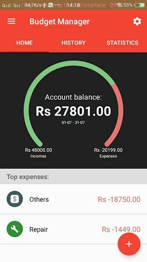 Your Budget Manager Screenshot 2