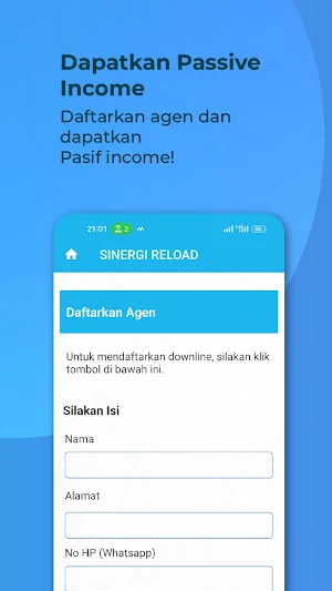 Sinergi Pulsa Reload Screenshot 0