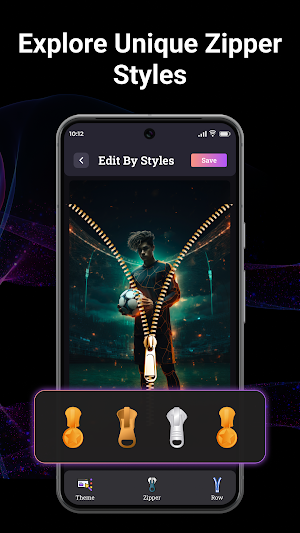 Ziplock: Zipper Lock Wallpaper Screenshot 2