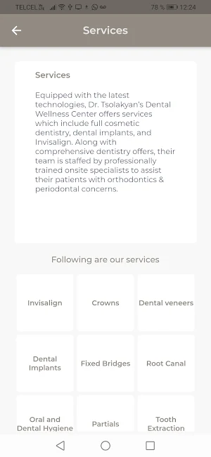 Dr Tsolakyan's Dental Wellness Screenshot 2