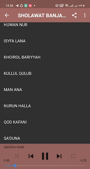 Sholawat Banjari MQ Offline Screenshot 2