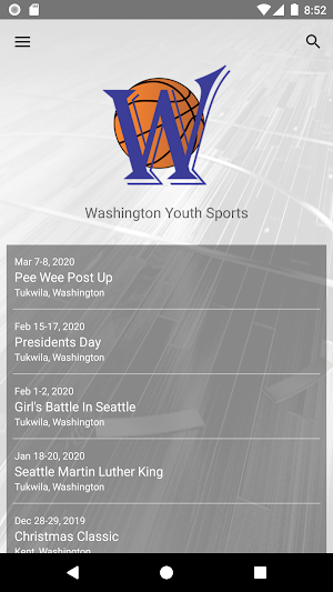 Washington Youth Sports Screenshot 0