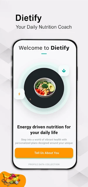 Dietify Meal & Calorie Tracker Screenshot 1