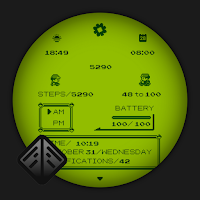 Poke Pixel Retro Watch Face