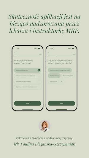 OvuCycles - Odkryj swój cykl Screenshot 2