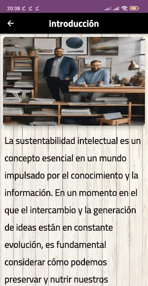 sustentabilidad intelectua Screenshot 1