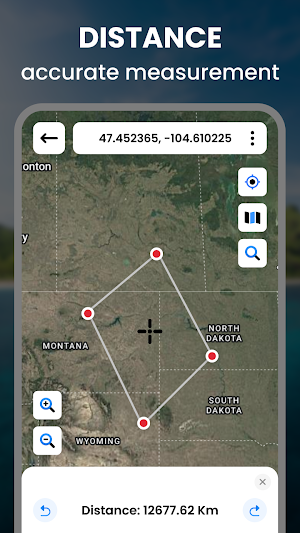 GPS Map Coordinates Locations Screenshot 3