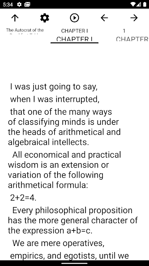 Book, The Autocrat of the Breakfast-Table Screenshot 1