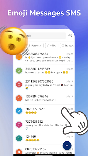 Emoji Messages SMS Screenshot 0