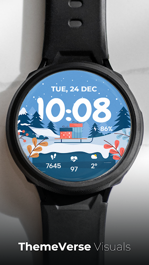 TVV Winter Watch Face Screenshot 0
