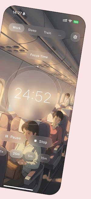 Focusera: work, sleep & train Screenshot 1