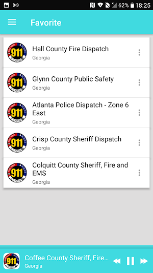 Georgia police, fire and EMS radios Screenshot 2