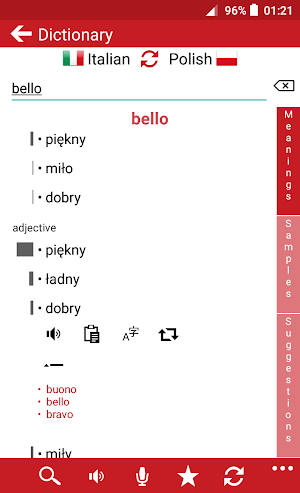 Italian - Polish Screenshot 1