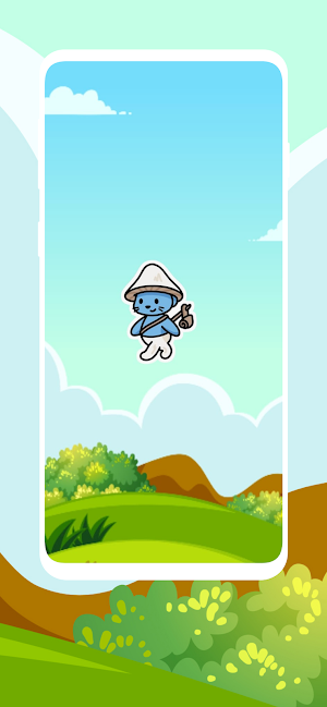 Flying Smurf Cat Up Screenshot 3