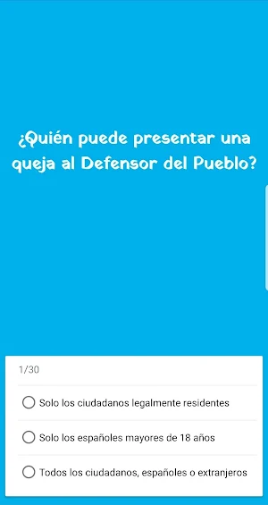 Test de Ciudadanía Española Screenshot 1