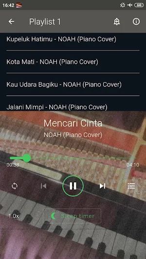NOAH Piano Cover 2023 Screenshot 3