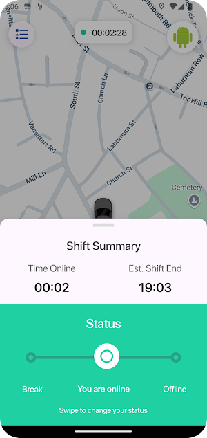 Torbay Taxis Driver App Screenshot 0