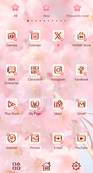 Cherry Blossom Vision Theme Screenshot 2