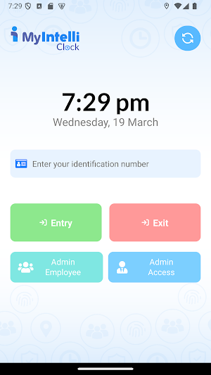 MyIntelli Clock Screenshot 1